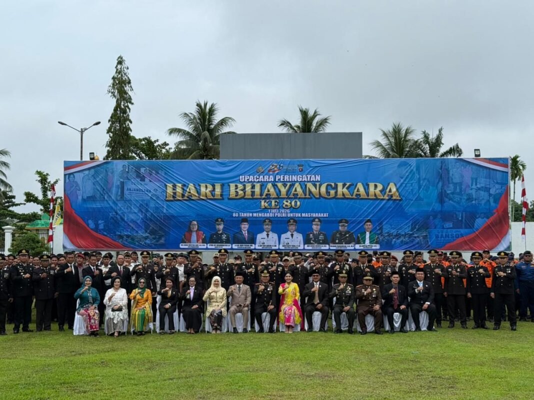 Kesatuan TNI-Polri Terjalin, Dandim 1012/Buntok Hadiri Hari Bhayangkara Ke-80