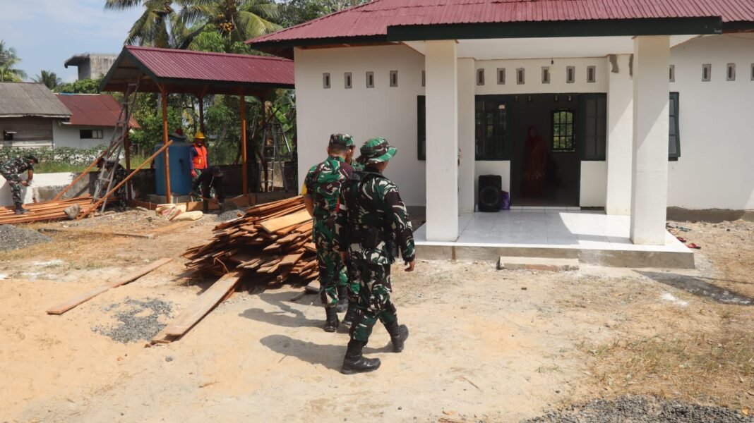 Proses Rehabilitasi Musholla di Desa Bandar Raya Diperiksa Tim WASEV