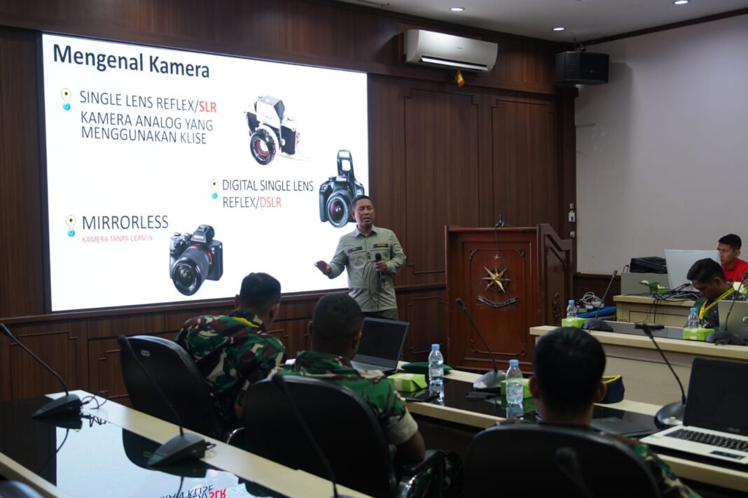 Pelatihan Inovasi Digital oleh Pusbekangad untuk Penerangan TNI AD