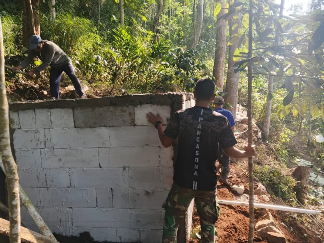 Progres Pipanisasi TMMD Ke-129 Kodim 0608/Cianjur Tembus 56 Persen, Harapan Air Bersih Kian Nyata