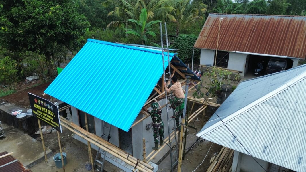 TMMD Ke-129, Pelapon Jadi Langkah Kunci Kesuksesan RTLH
