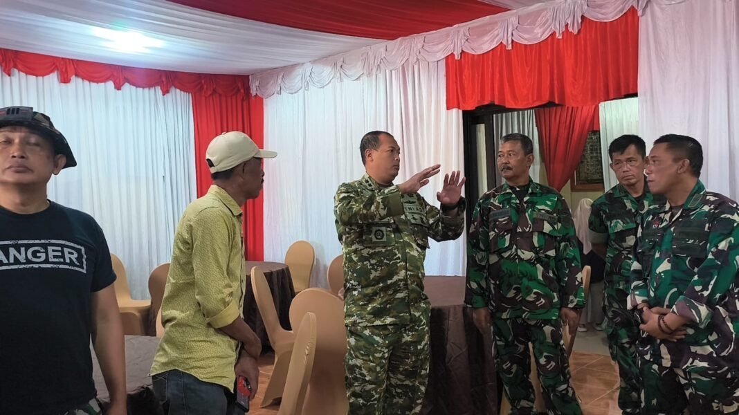 Tinjauan Kesiapan TMMD oleh Dandim 0620 di Desa Luwung Kencana