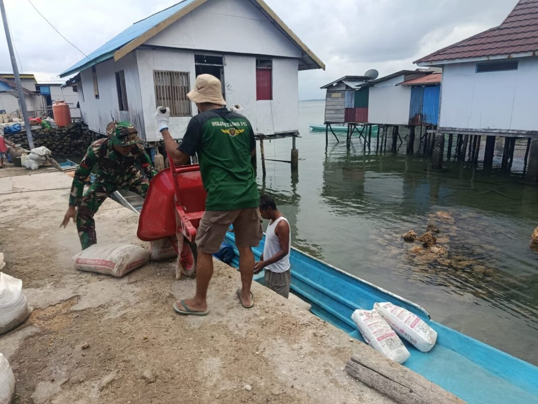 Gotong Royong Menjadi Kunci Sukses TMMD Ke-129 di Polewali