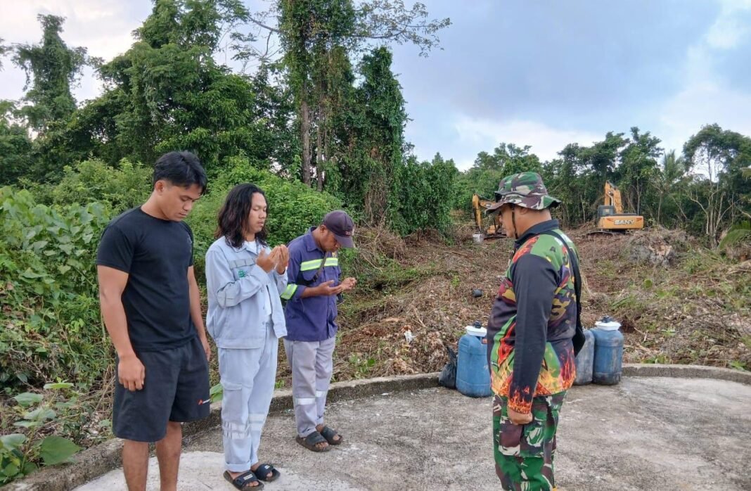 Satgas TMMD Utamakan Doa dan Pengecekan Alat untuk Keselamatan