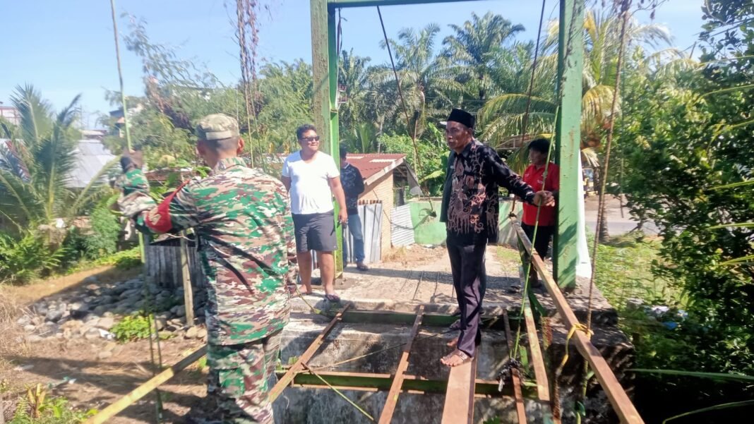 Akselerasi Pembangunan, Jembatan Garuda Desa Kembang Mumpo Capai 45% Pengerasan Kerangka Lantai dan Pilar