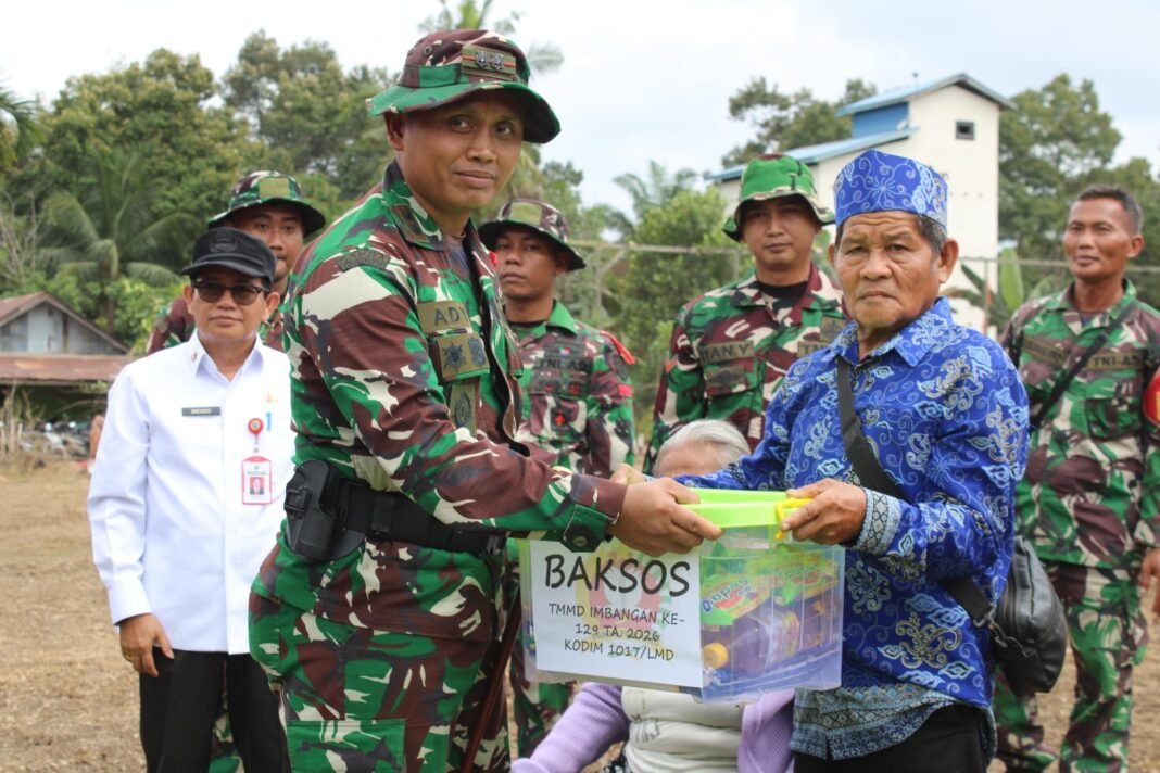 Rangkaian Acara Pembukaan TMMD Ke-129 di Lamandau Berisi Kegiatan Sosial