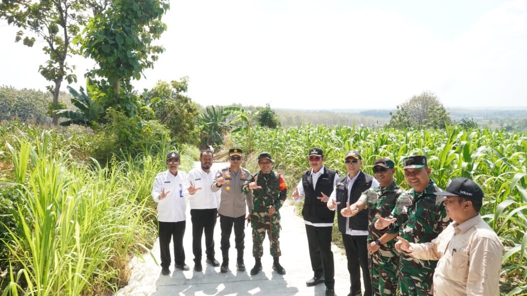 Infrastruktur Baru untuk Petani Tlemang di TMMD ke-129