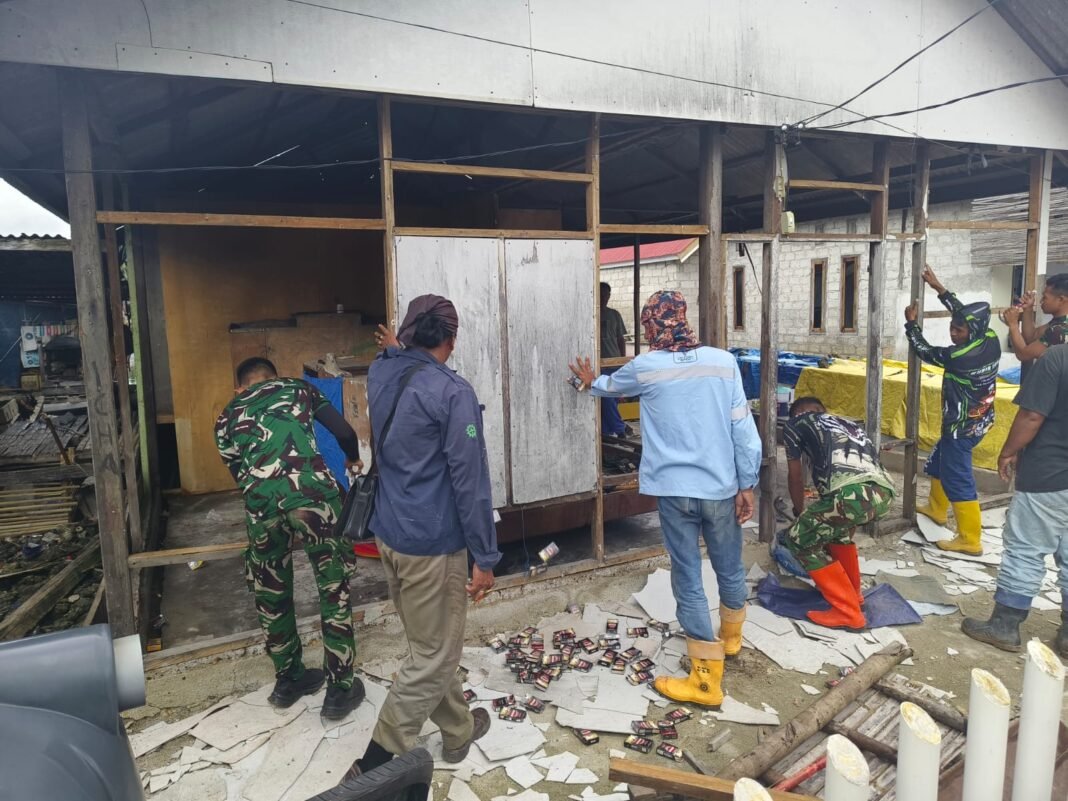 Program TMMD Mendorong Gotong Royong di Umbele Lama