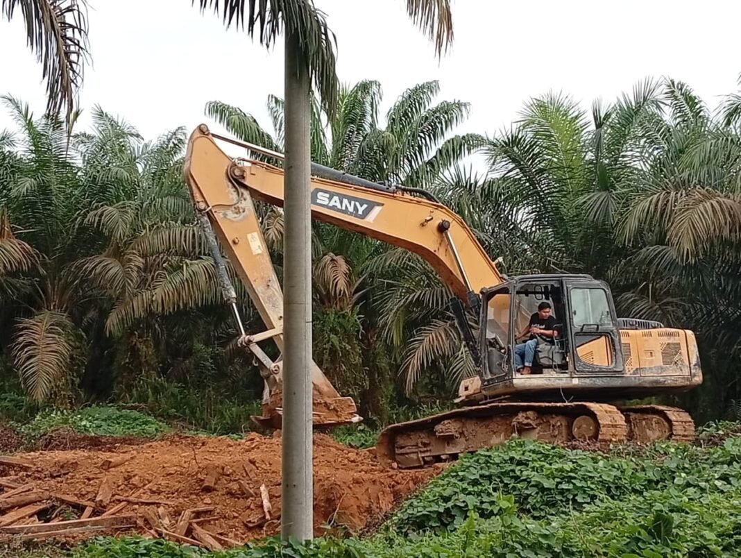 Kegiatan H+1 TMMD Imbangan ke-129, Kodim 1017/Lamandau Fasilitasi Pembangunan Jalan
