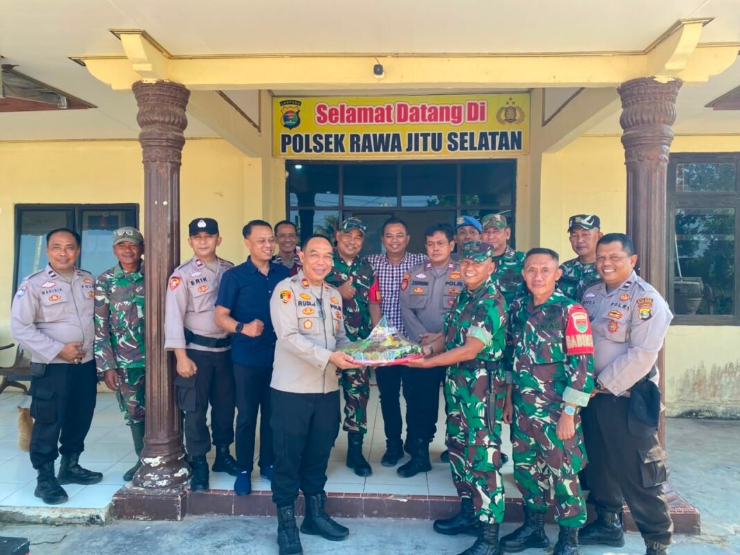 Kunjungan Koramil 426-03: Peringatan Hari Bhayangkara Ke-80