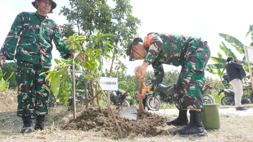 Sinergi Olahraga dan Penghijauan dalam TMMD 129