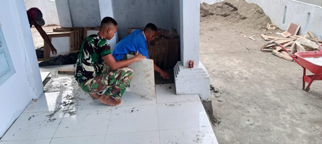 Kepedulian TNI AD Terhadap Pembangunan Sarana Ibadah