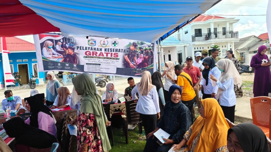 Kegiatan TMMD Ke-129: Pelayanan Kesehatan bagi Warga Morowali
