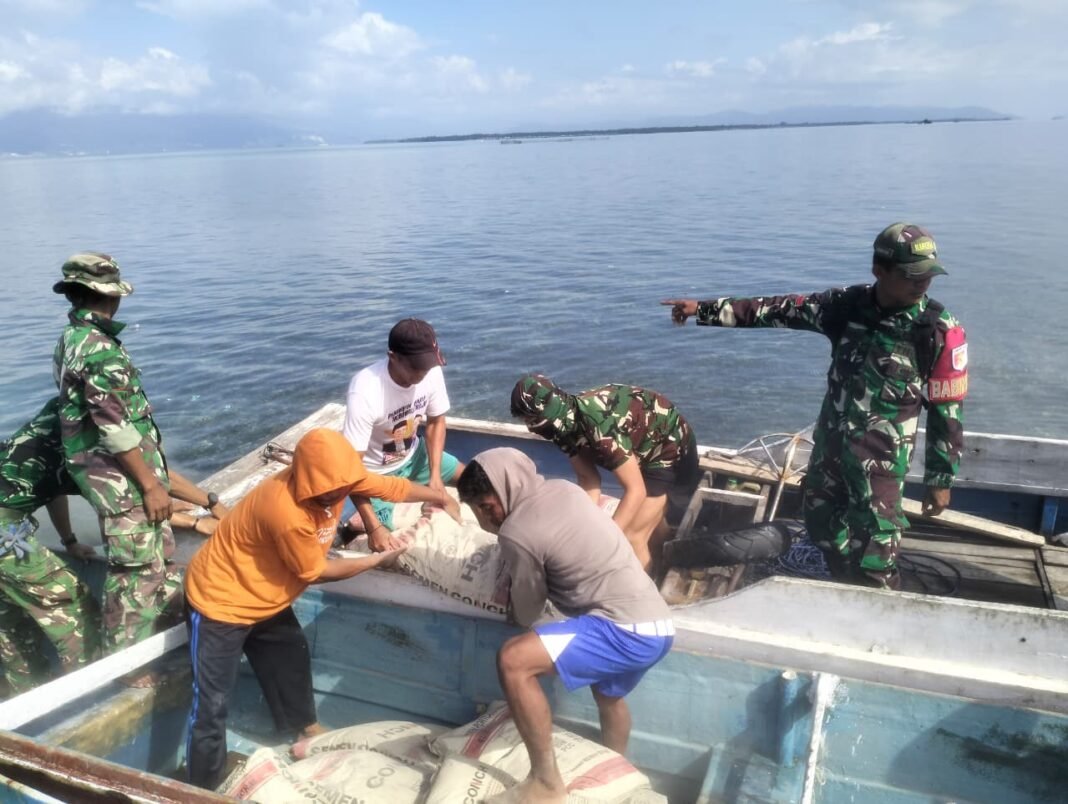 Sukses Proyek TMMD Berkat Kerja Sama di Pelabuhan Desa Polewali