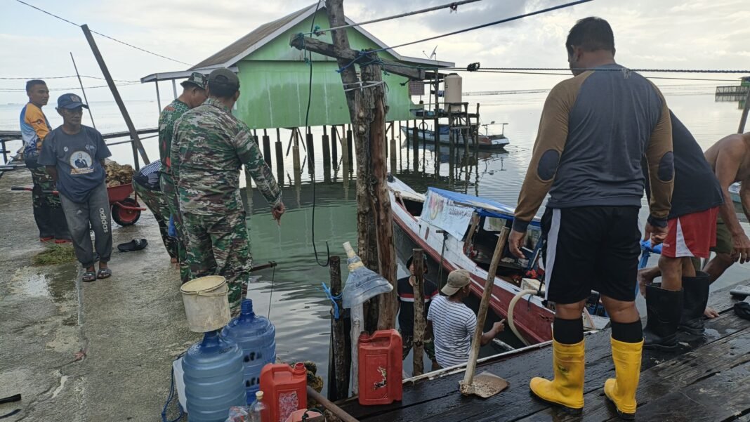 Satgas TMMD Ke-129 Kembangkan Program Manunggal Air dengan Membangun Tower Air di Umbele