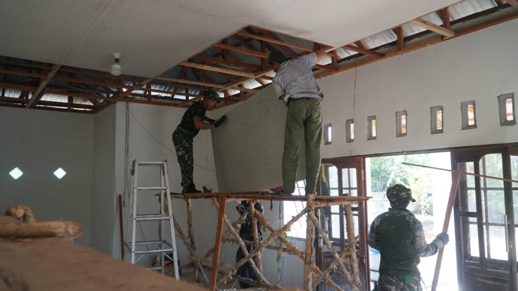 Rehabilitasi Musholla Darul Iman Menuju Penyelesaian