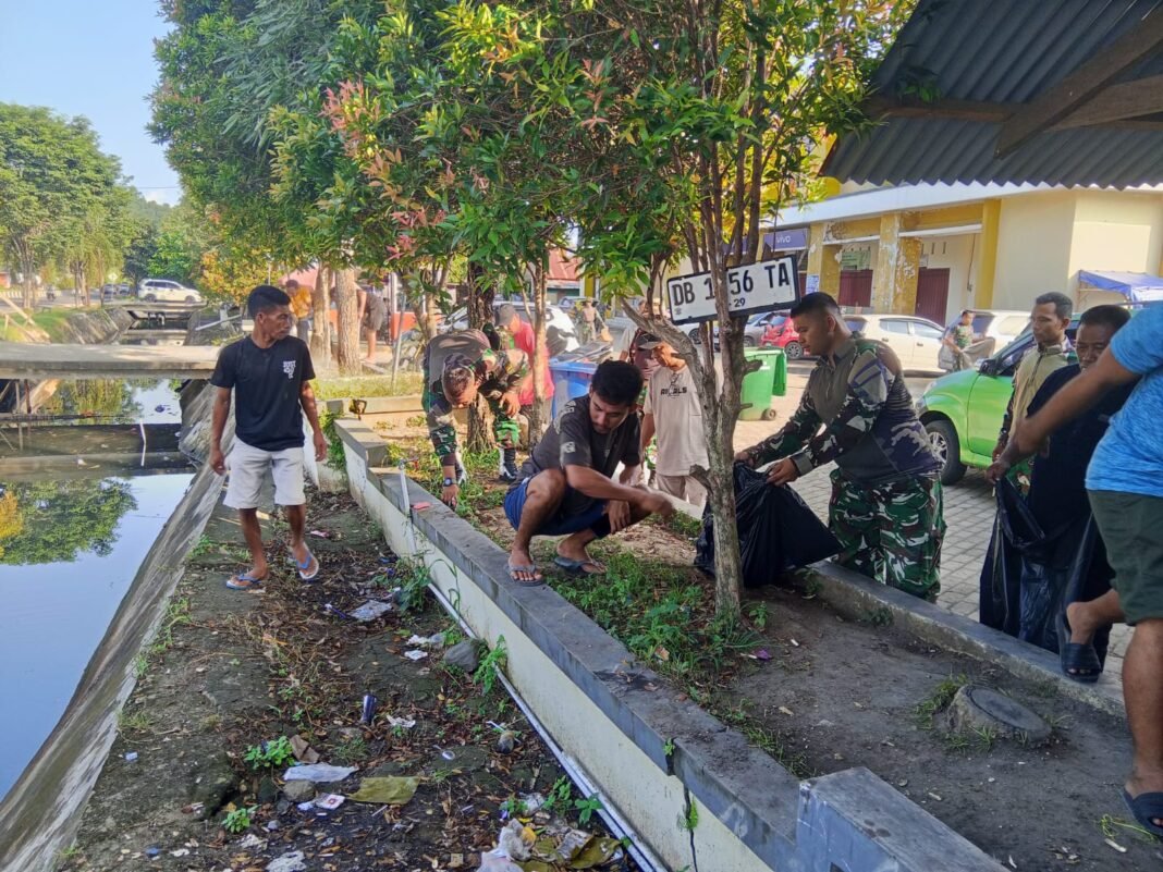 Partisipasi TNI dan Masyarakat, Terminal Fidy Jaya Berubah Menjadi Lebih Bersih