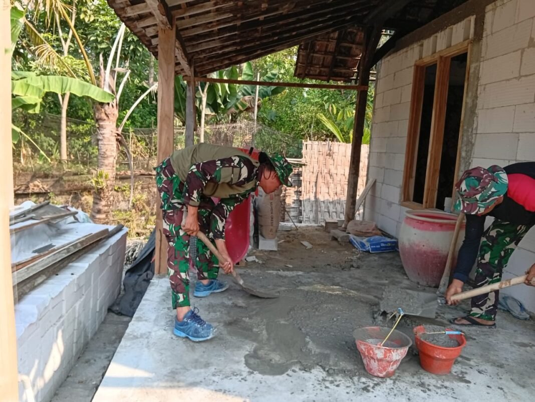 Pembangunan Rutilahu di Tlemang: Simbol Kerjasama TMMD Ke-129
