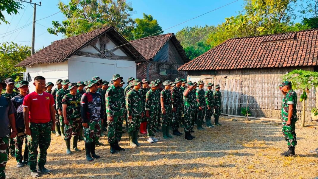 Rapat Pagi Satgas TMMD Ke-129 Kodim 0812/Lamongan untuk Optimalisasi Kegiatan