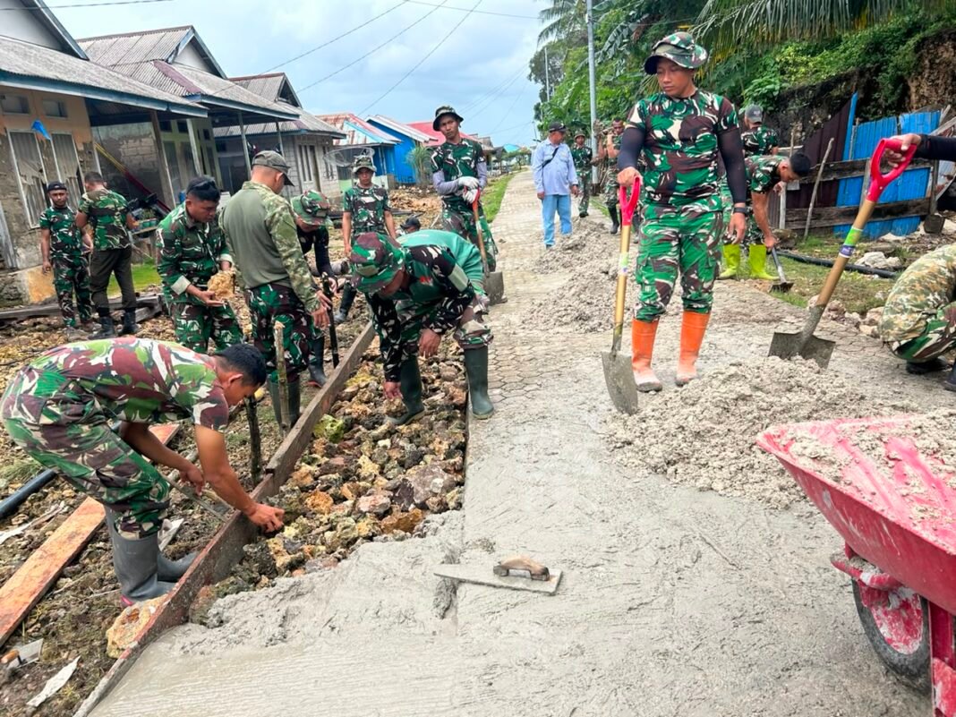 Semangat Kerja Sama Masyarakat dalam TMMD Ke-129