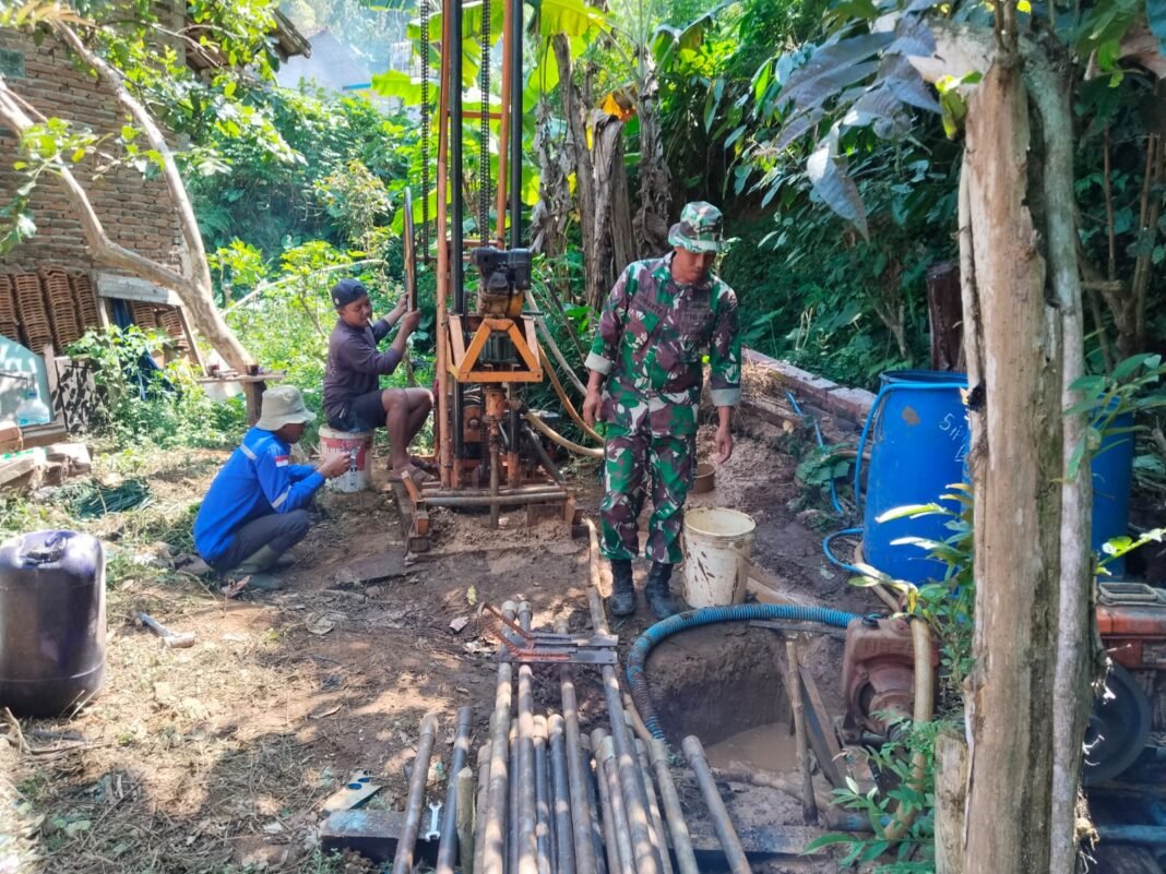 Sumur Bor TMMD 129: Langkah Nyata Kodim Purworejo untuk Kesejahteraan Warga