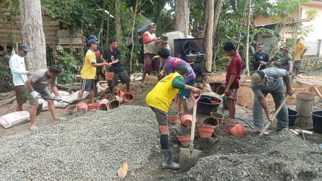 Pengerjaan Jembatan Gantung di Desa Taddang Palie Dipercepat