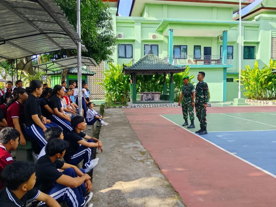 Program MPLS: Kodim Klungkung Ciptakan Generasi Muda Berkarakter