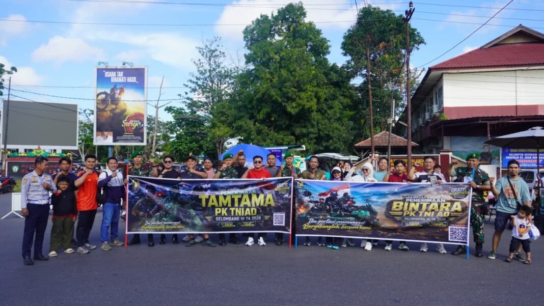Kodim 1015/Sampit Gelar Sosialisasi Dan Distribusi Brosur Pendaftaran TNI