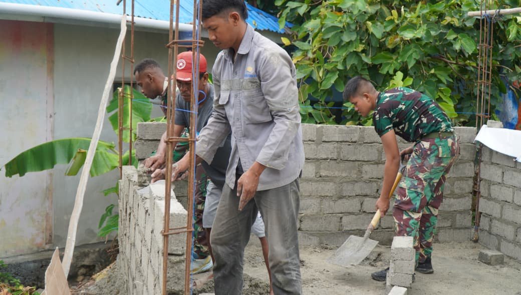Pentingnya Kerjasama Masyarakat dan Satgas TMMD dalam Pembangunan MCK Masjid Quba