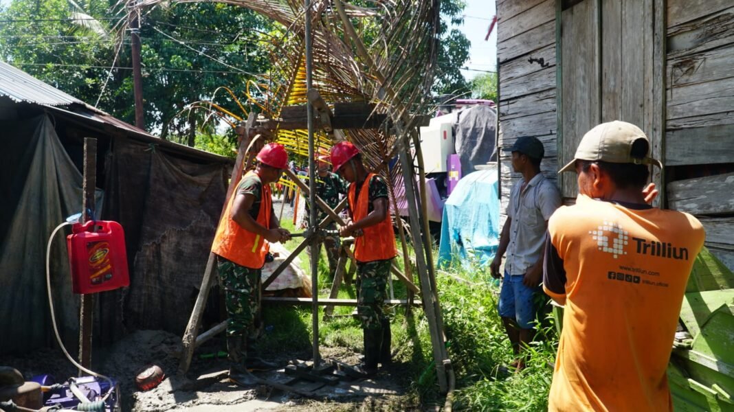 Pengeboran Sumur Bor TMMD Ke-129 Kodim 1011/Klk Berhasil Capai 50 Meter