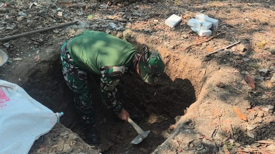 MCK: Fasilitas Sanitasi Baru dari Satgas TMMD ke-129 di Desa Luwung Kencana