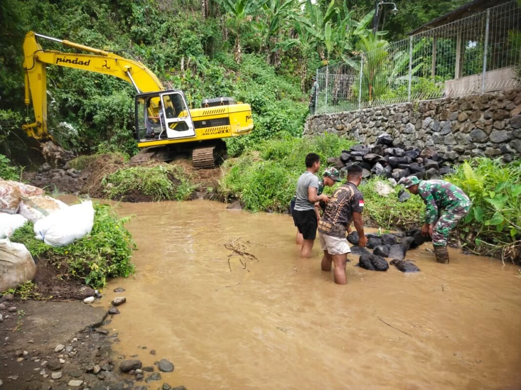 Kapten Cke Nixon Pimpin Pembangunan Jembatan Armco di Lotta