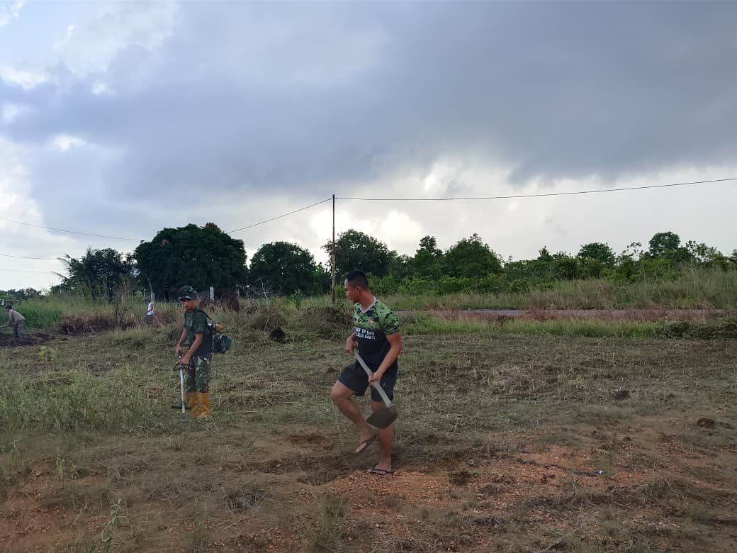 TMMD Ke-129 dan Persiapan Lahan Pangan di Desa Busung