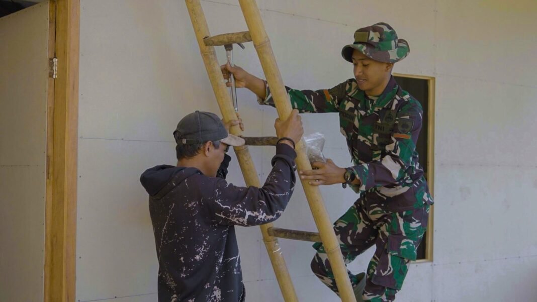 Sinergi TNI dan Warga dalam Program TMMD Ke-129 di Desa Patukku