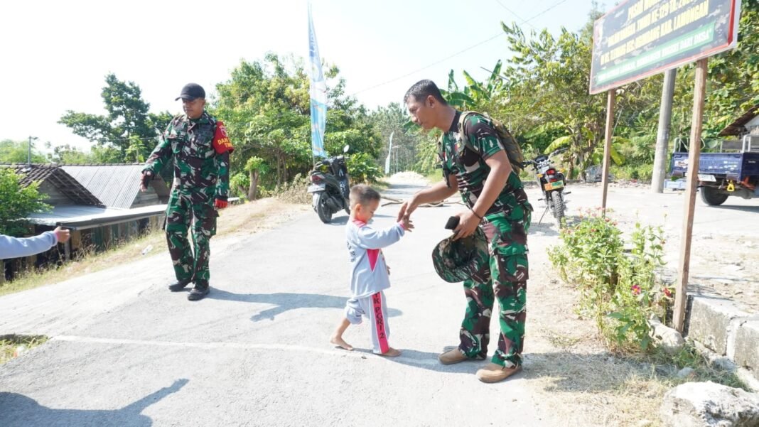 TMMD ke-129, Jalan Baru yang Mendorong Pendidikan di Tlemang
