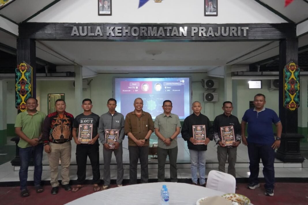 Dandim 1015/Sampit dan Masyarakat Rayakan Nobar Final Piala Dunia