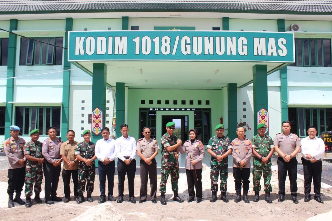 Dandim 1018/Gumas Selenggarakan Silaturahmi dengan Kapolres Gunung Mas