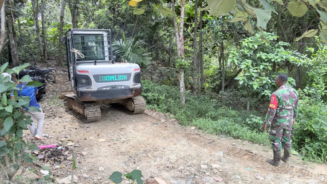 Suksesnya TMMD ke-129 dalam Pembangunan Jalan Tani di Desa Liang Bunyu