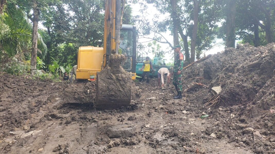 Desa Liang Bunyu Dapatkan Dukungan Alat Berat untuk TMMD ke-129