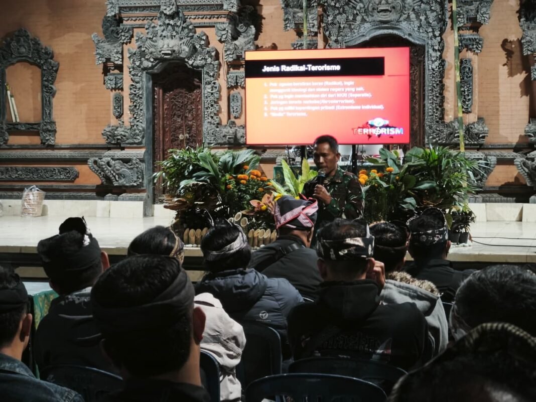 Masyarakat Desa Serai Terima Penyuluhan Bahaya Terorisme