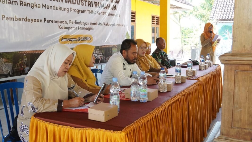 Program TMMD Ke-129 dan Pelatihan Manajemen Usaha untuk Perempuan di Tlemang