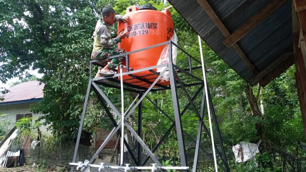 Satgas TMMD Ke-129 Kodim 0114/Aceh Jaya Kebut Penyelesaian Sumur Bor Program Manunggal Air