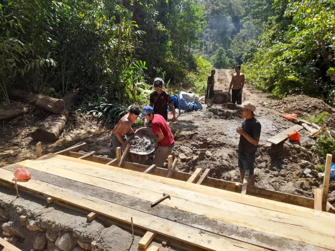 Dari Gotong Royong, Jembatan Titik 3 Mulai Membuka Harapan Baru bagi Warga Aceh Jaya