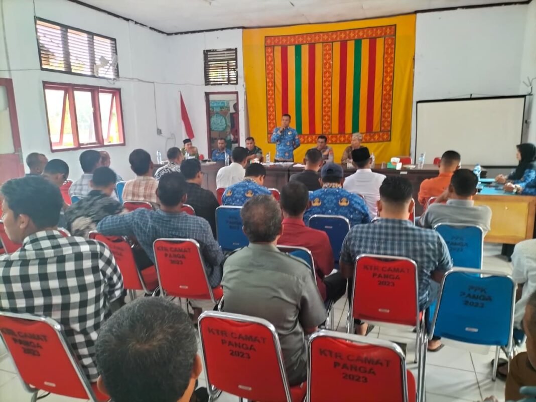 Koramil 05/Panga Bangun Sinergi Sejak Awal dengan Camat Baru untuk Jaga Kondusivitas Wilayah