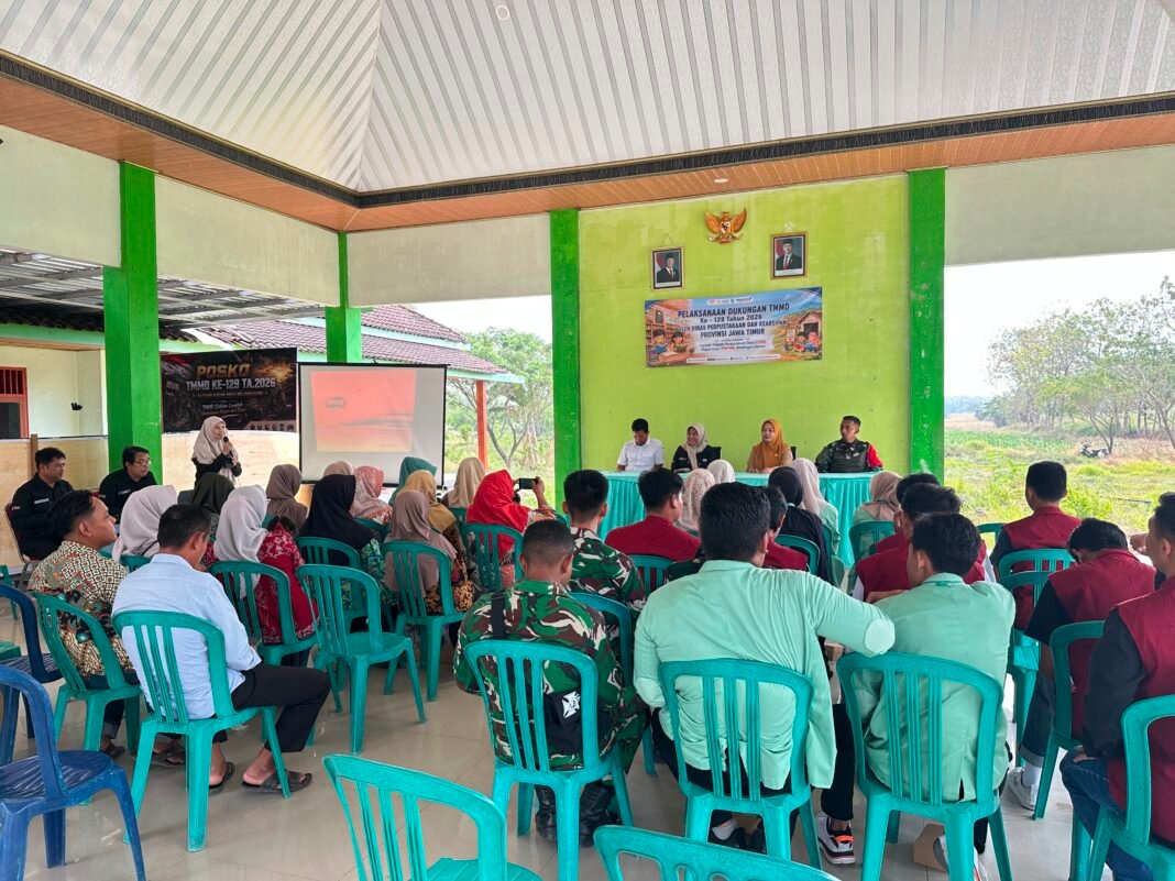 Literasi Sebagai Fokus dalam Program TMMD Ke-129 di Desa Kesongo