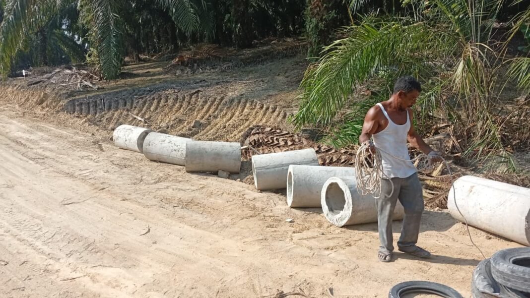 Gorong-Gorong Baru oleh Satgas TMMD Ke-129 Memudahkan Akses Desa Deniang dan Penyamun