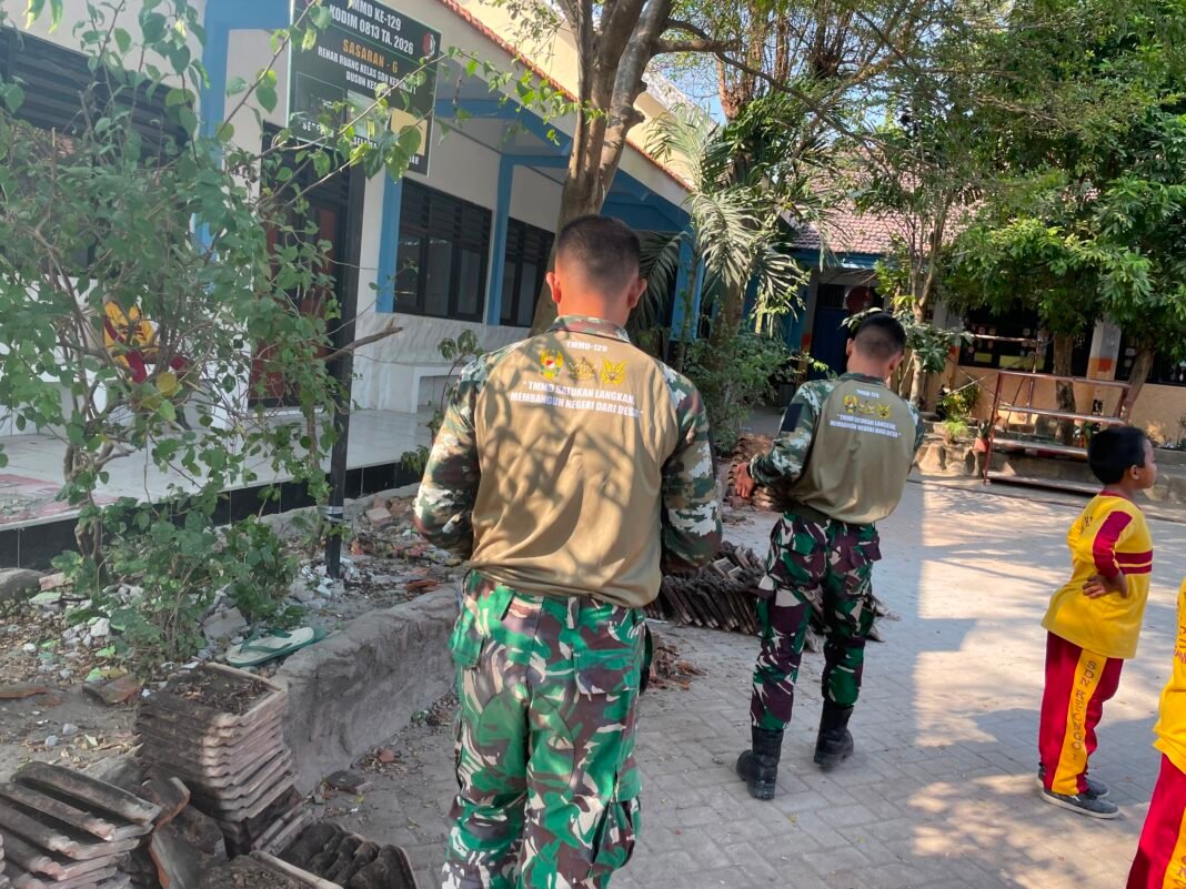 Meningkatkan Sarana Pendidikan di SDN Kesongo 1 Melalui TMMD ke-129