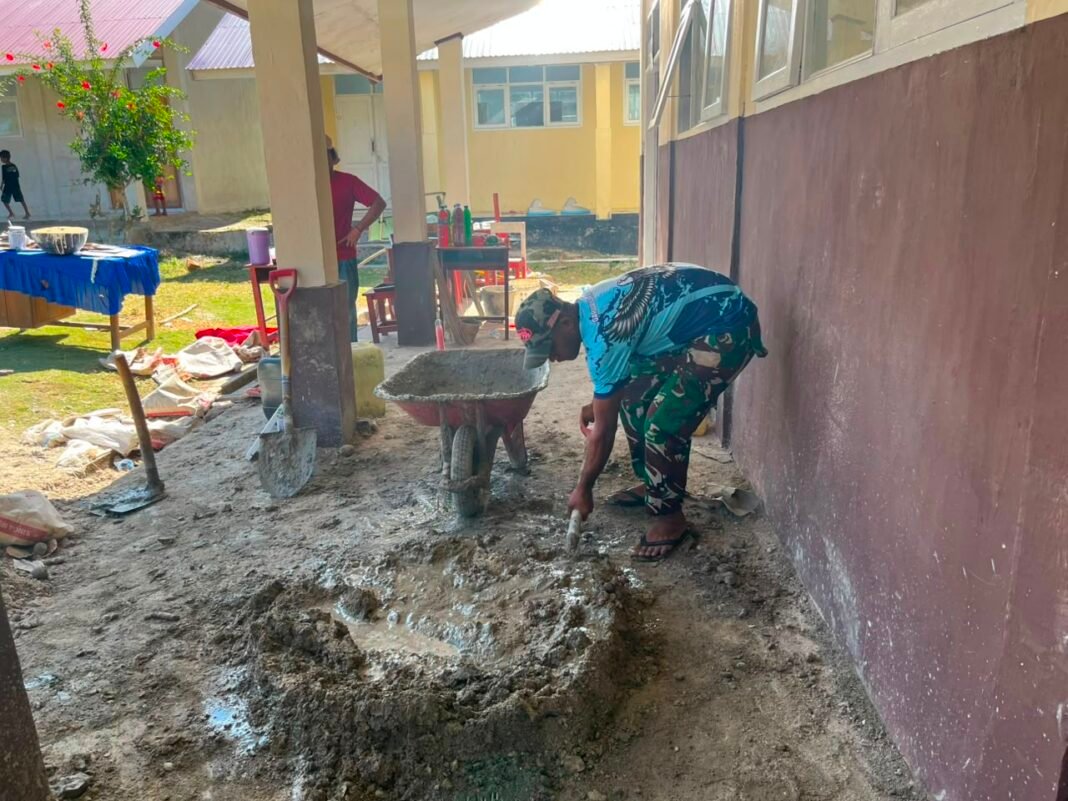 Peran Sinergis Satgas TMMD dan Komunitas Percepat Proyek SDN Polewali