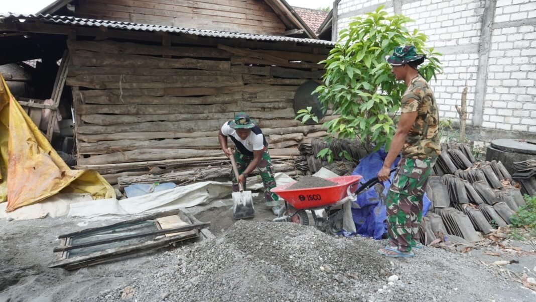 Aksi Nyata Satgas TMMD 129 Kodim 0812/Lamongan di Tengah Tantangan Medan
