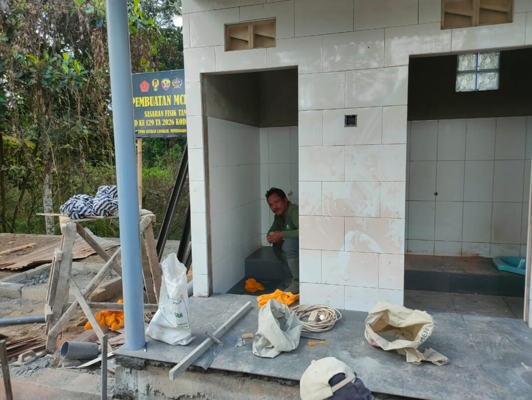 TMMD Ke-129 Berakhir, Satgas TMMD Kejar Penyelesaian MCK di Sekardadi
